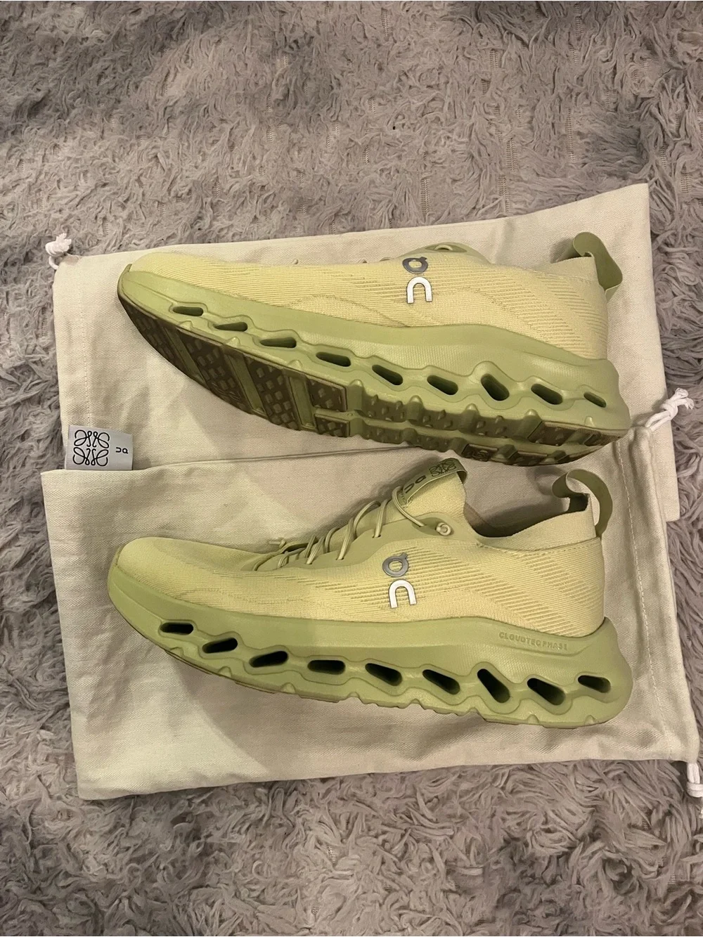 Loewe Women’s Pale Green Flow Runner Sneakers